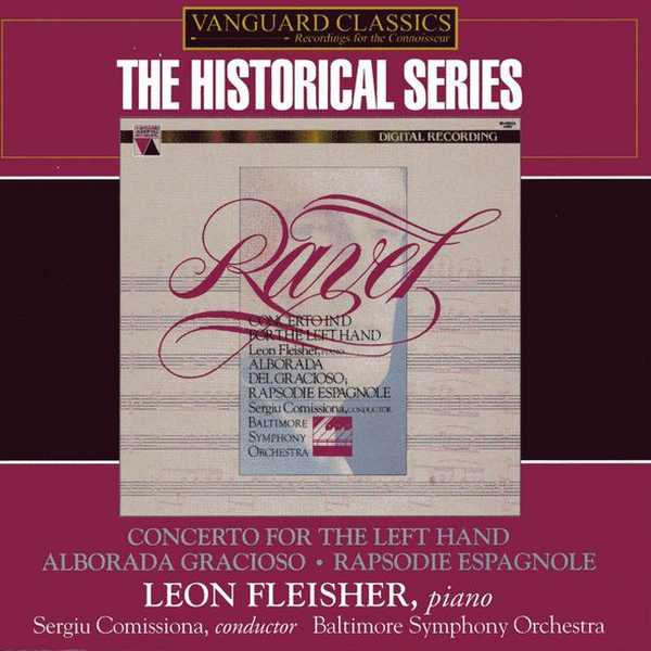 Fleisher, Comissiona: Ravel - Concerto for the Left Hand, Alborada Gracioso, Rapsodie Espagnole (FLAC)