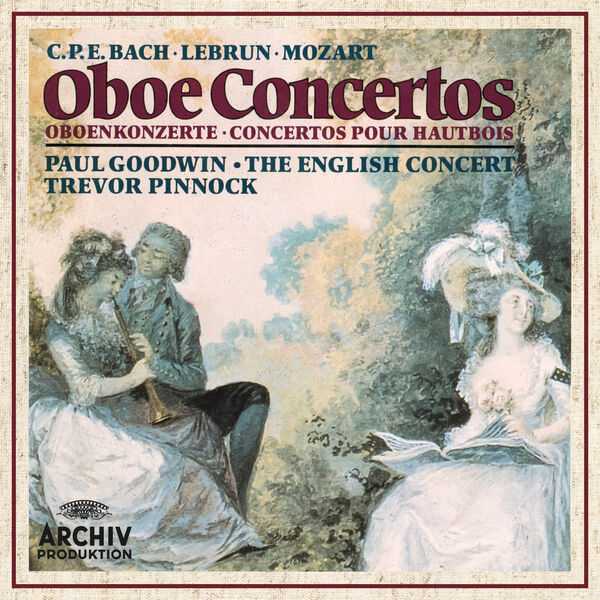 Paul Goodwin, Trevor Pinnock: C.P.E. Bach, Lebrun, Mozart - Oboe Concertos (FLAC)