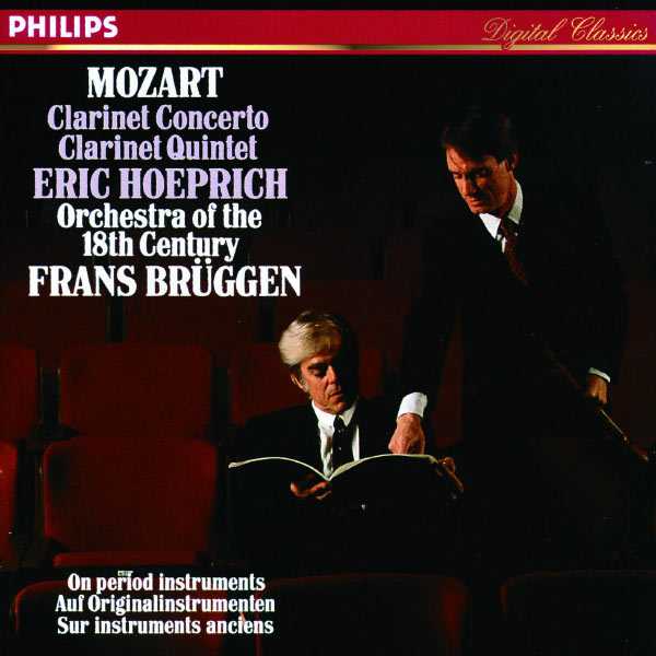 Hoeprich, Brüggen: Mozart - Clarinet Concerto, Clarinet Quintet (FLAC)