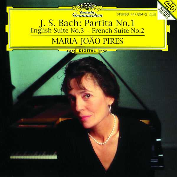 Maria João Pires: Bach - Partita no.1, English Suite no.3, French Suite no.2 (FLAC)
