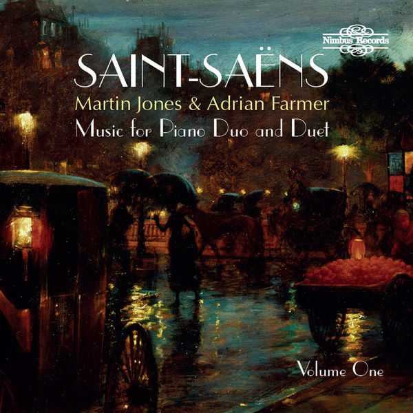 Martin Jones, Adrian Farmer: Saint-Saëns - Music for Piano Duo & Duet vol.1 (FLAC)