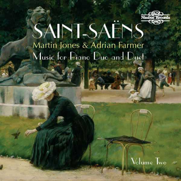 Martin Jones, Adrian Farmer: Saint-Saëns - Music for Piano Duo & Duet vol.2 (FLAC)