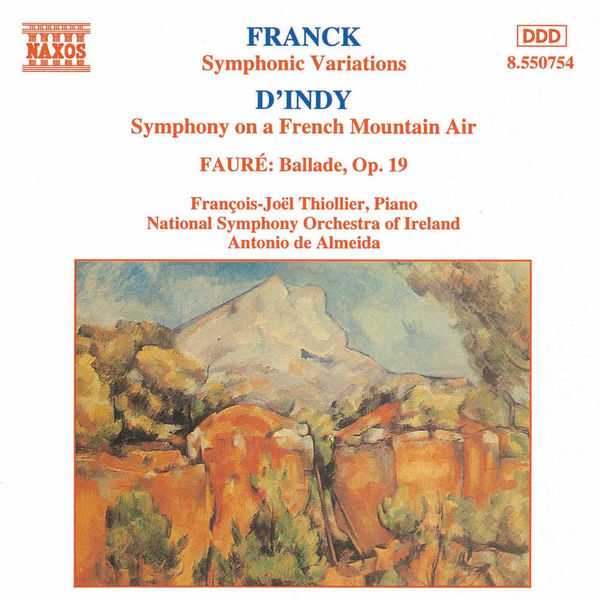 Thiollier, Almeida: Franck - Symphonic Variations; d'Indy: Symphony on a French Mountain Air; Fauré - Ballade op.19 (FLAC)