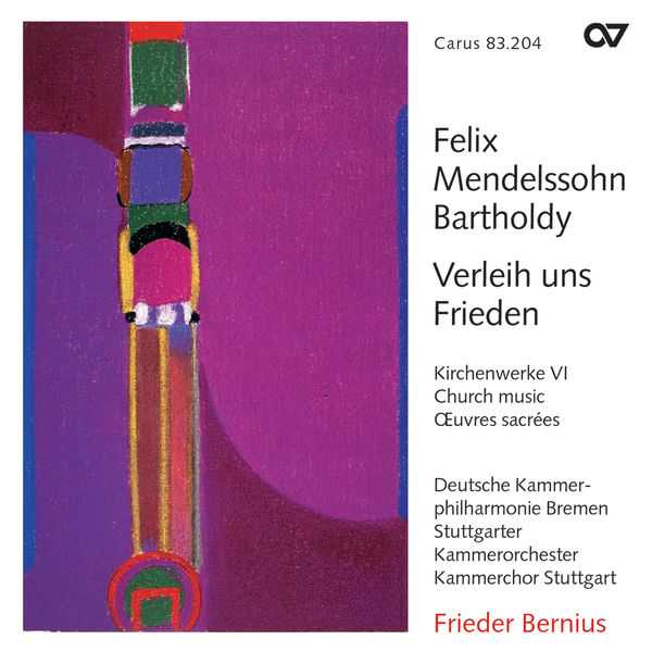 Bernius: Mendelssohn - Church Music VI (FLAC)