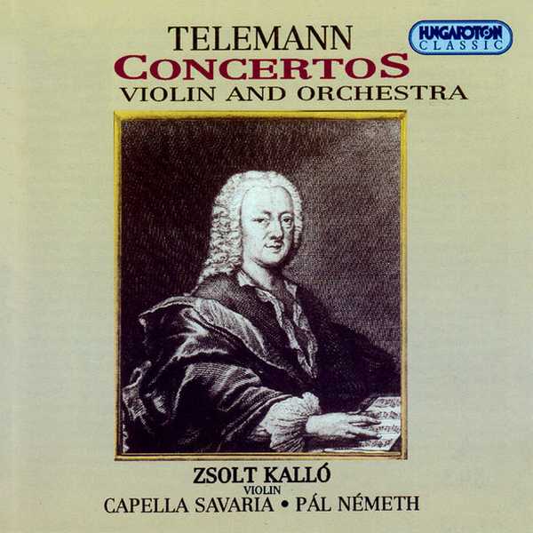 Capella Savaria: Telemann - Concertos for Violin and Orchestra (FLAC)