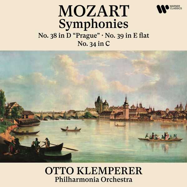 Klemperer: Mozart - Symphonies no.38 "Prague", 39 & 34 (24/192 FLAC)