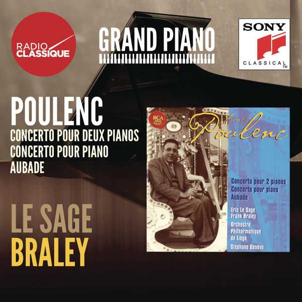 Le Sage, Braley: Poulenc - Concertos for Piano, Aubade (FLAC)