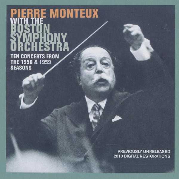 Pierre Monteux with the Boston Symphony Orchestra: Ten Stereo Concerts from the 1958 & 1959 Seasons (FLAC)