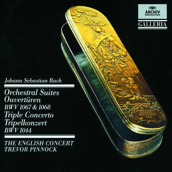 Pinnock: Bach - Orchestral Suites BWV1067 & 1068, Triple Concerto BWV1044 (FLAC)