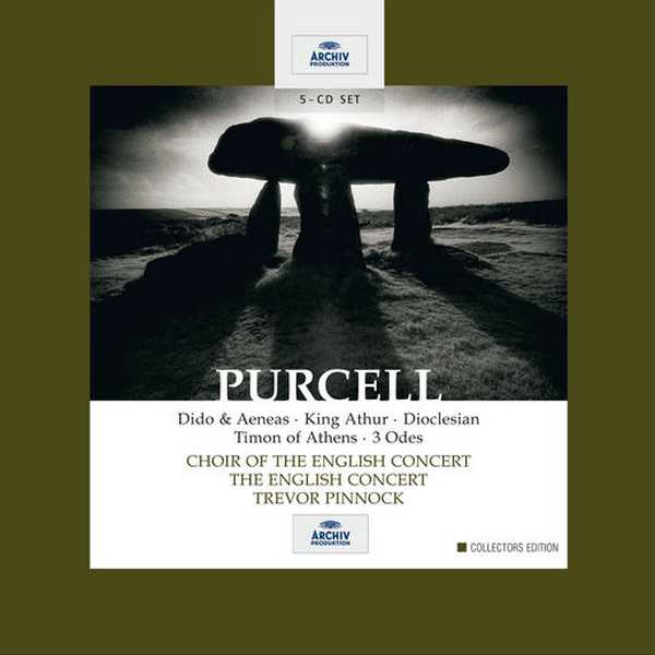 Pinnock: Purcell - Dido & Aeneas, King Arthur, Dioclesian, Timon of Athens, 3 Odes (FLAC)