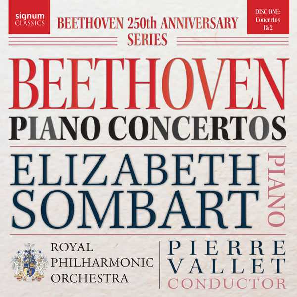 Sombart, Vallet: Beethoven - Piano Concertos no.1 & 2 (24/192 FLAC)