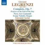 Acciai: Legrenzi - Compiete op.7 (FLAC)