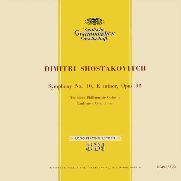 Ančerl: Shostakovich - Symphony no.10 (24/48 FLAC)