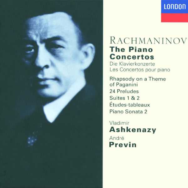 Ashkenazy, Previn: Rachmaninov - The Piano Concertos (FLAC)