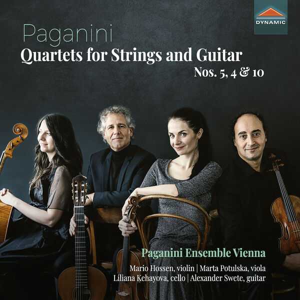 Paganini Ensemble Vienna: Paganini - Quartets for Strings & Guitar no.5, 4 & 10 (24/96 FLAC)