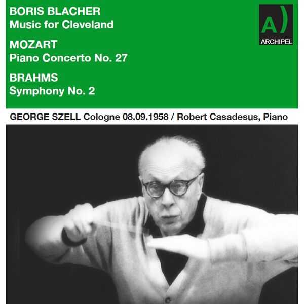 Szell: Blacher - Music for Cleveland; Mozart - Piano Concerto no.27; Brahms - Symphony no.2 (24/48 FLAC)