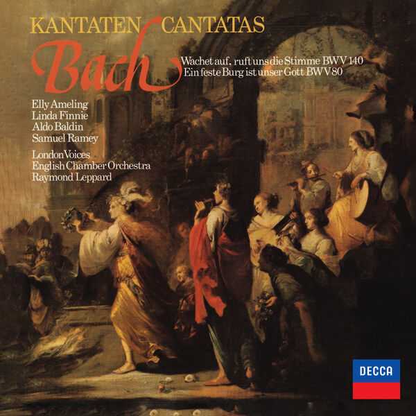 Ameling, Finnie, Baldin, Ramey, Leppard: Bach - Cantatas BWV 140, 80 (FLAC)