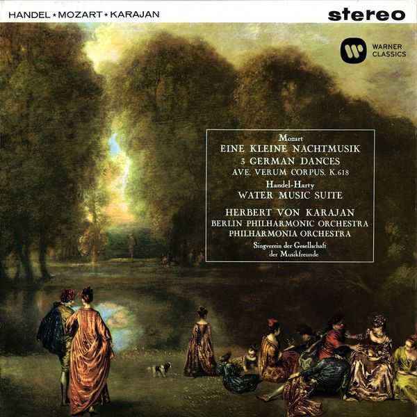 Karajan: Mozart - Eine Kleine Nachtmusik, 3 German Dances, Ave Verum Corpus; Handel - Water Music (24/96 FLAC)