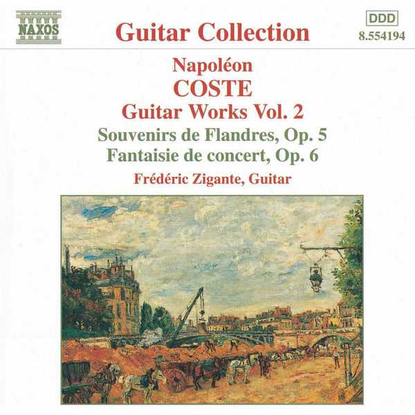 Frédéric Zigante: Napoléon Coste - Guitar Works vol.2 (FLAC)