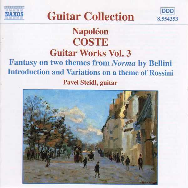 Pavel Steidl: Napoléon Coste - Guitar Works vol.3 (FLAC)