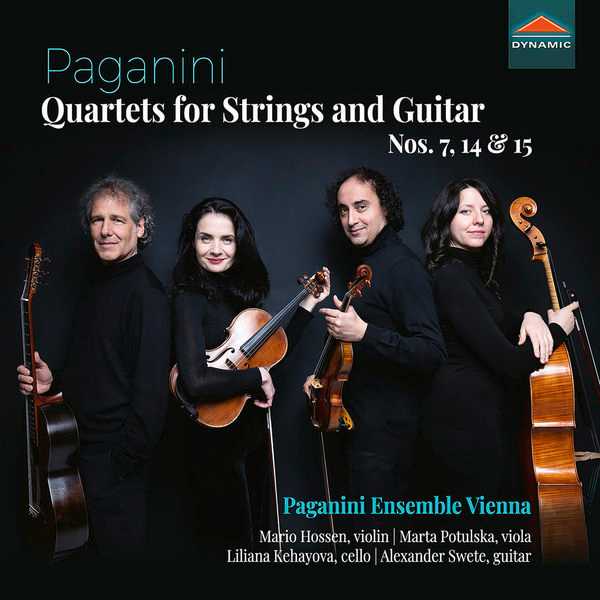 Paganini Ensemble Vienna: Paganini - Quartets for Strings & Guitar no.7, 14 & 15 (24/96 FLAC)