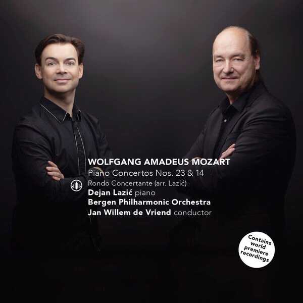 Dejan Lazić, Jan Willem de Vriend: Mozart - Piano Concertos no.23 & 14 (24/96 FLAC)