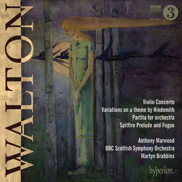 Marwood, Brabbins: Walton - Violin Concerto, Hindemith Variations, Partita for Orchestra, Spitfire Prelude and Fugue (24/96 FLAC)