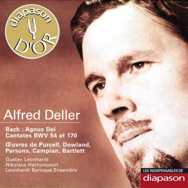 Alfred Deller: Bach - Agnus Dei, Cantates BWV 54 & 170. Œuvres de Purcell, Dowland, Parsons, Campian & Bartlett (FLAC)