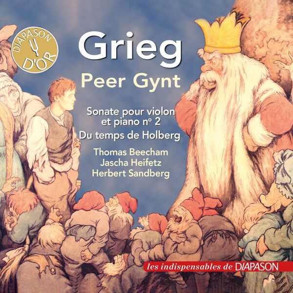 Beecham, Heifetz, Sandberg: Grieg - Peer Gynt, Violin Sonata no.2, Holberg Suite (FLAC)
