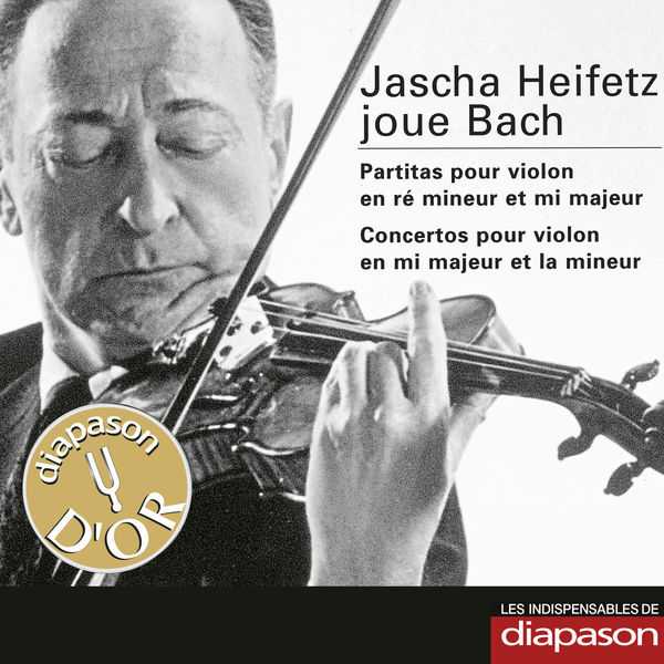 Jascha Heifetz joue Bach: Partitas pour Violon, Concertos pour Violon (FLAC)