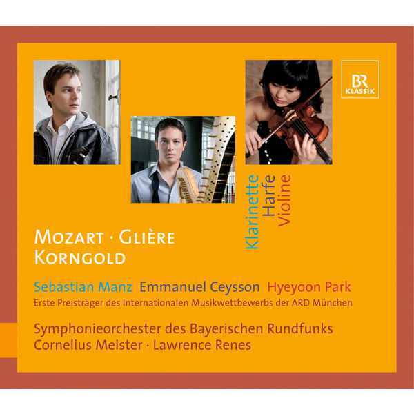 Sebastian Manz, Emmanuel Ceysson, Hyeyoon Park: Mozart, Glière, Korngold (FLAC)