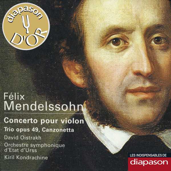 Mendelssohn - Concerto pour Violon, Trio op.49, Canzonetta (FLAC)