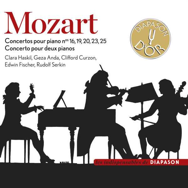 Mozart - Concertos pour Piano no.16, 19, 20, 23, 25; Concerto pour Deux Pianos (FLAC)