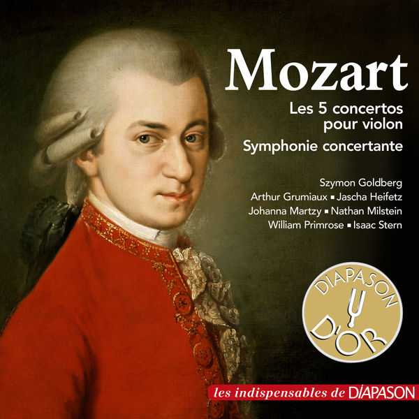 Mozart - Les 5 Сoncertos pour Violon, Symphonie Concertante (FLAC)