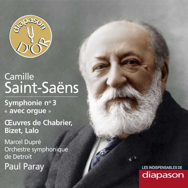 Paray: Saint-Saëns - Symphonie no.3 "Avec Orgue", Œuvres de Chabrier, Bizet, Lalo (FLAC)