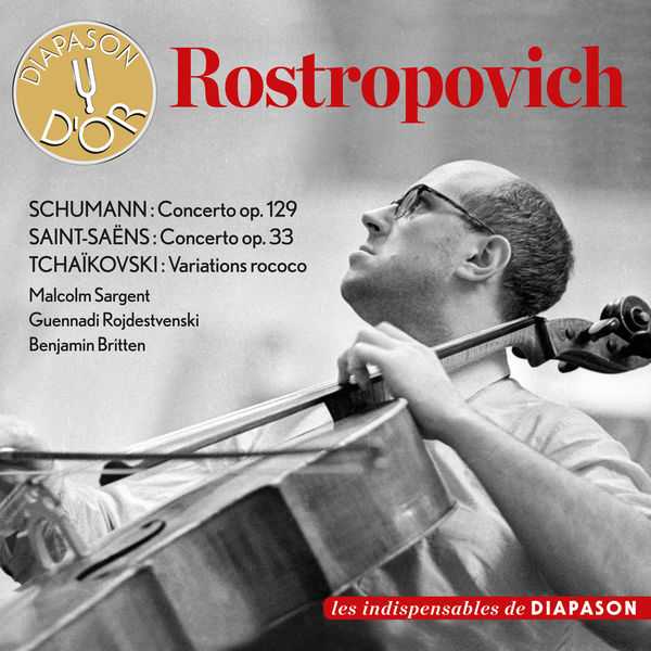 Rostropovich: Schumann, Saint-Saëns - Concertos, Tchaikovsky - Variations Rococo (FLAC)