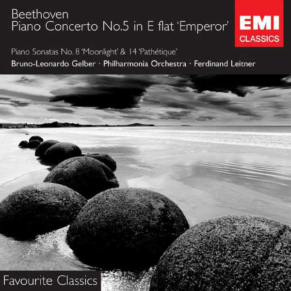 Gelber: Beethoven - Piano Concerto no.5 "Emperor", Piano Sonatas no.8 "Pathétique" & 14 "Moonlight" (FLAC)