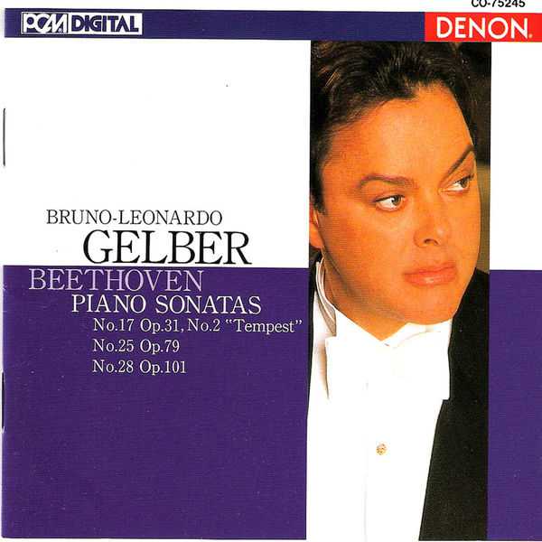 Gelber: Beethoven - Piano Sonatas no.17, 25, 28 (FLAC)