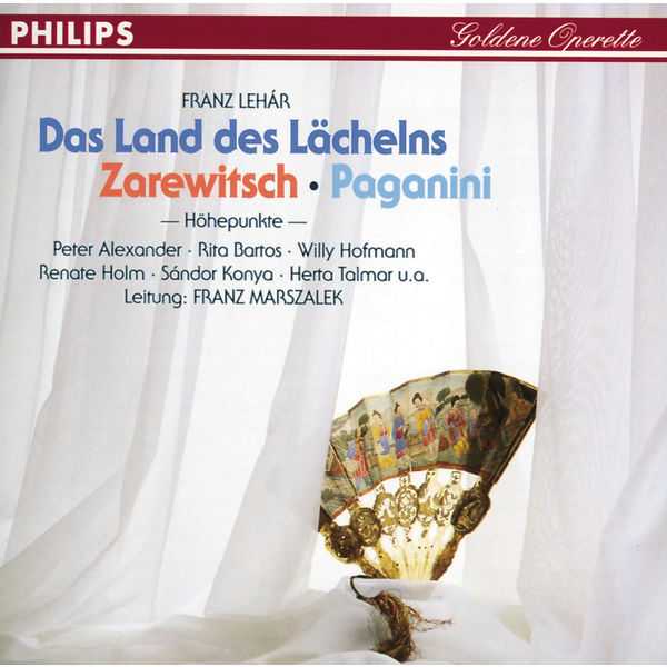 Marszalek: Lehár - Das Land des Lächelns, Der Zarewitsch, Paganini (FLAC)