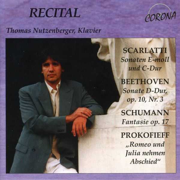 Thomas Nutzenberger Recital: Scarlatti, Beethoven, Schumann, Prokofiev (FLAC)