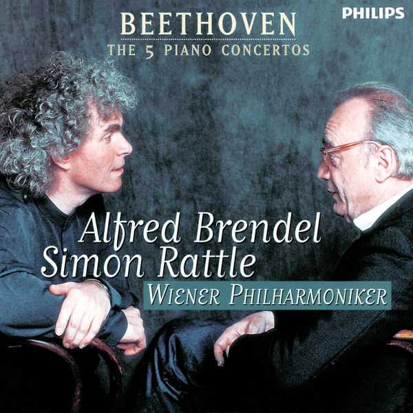 Brendel, Rattle: Beethoven - The 5 Piano Concertos (FLAC)
