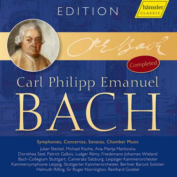 Carl Philipp Emanuel Bach Edition. Symphonies, Concertos, Sonatas, Chamber Music (FLAC)