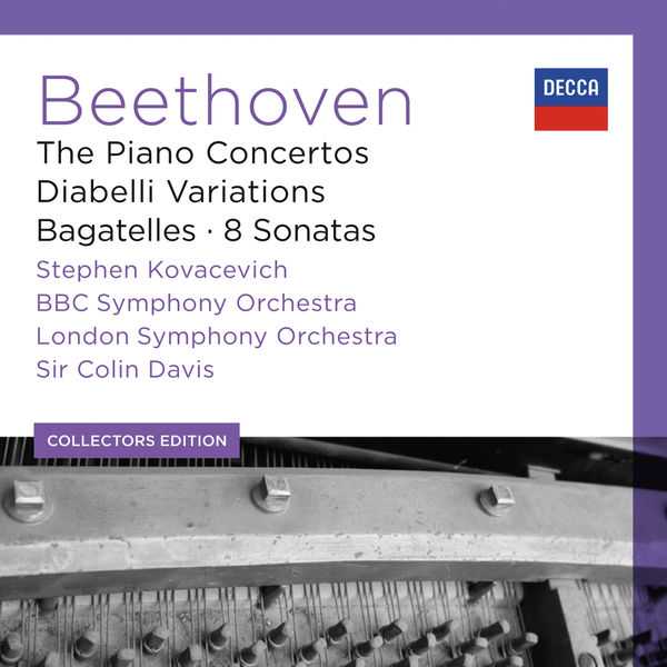 Kovacevich, Davis: Beethoven - The Piano Concertos, Diabelli Variations, Bagatelles, 8 Sonatas (FLAC)