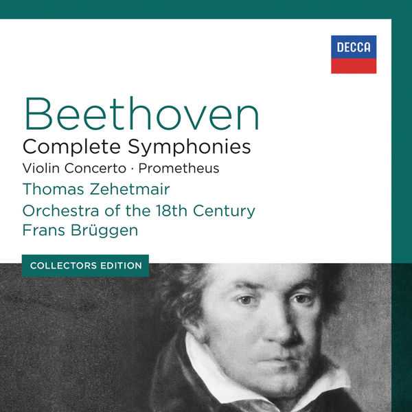 Zehetmair, Brüggen: Beethoven - Complete Symphonies, Violin Concerto, Prometheus (FLAC)