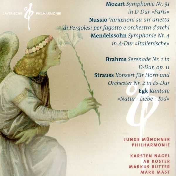 Junge Münchner Philharmonie: Mozart, Nussio, Mendelssohn, Brahms, Strauss, Egk (FLAC)