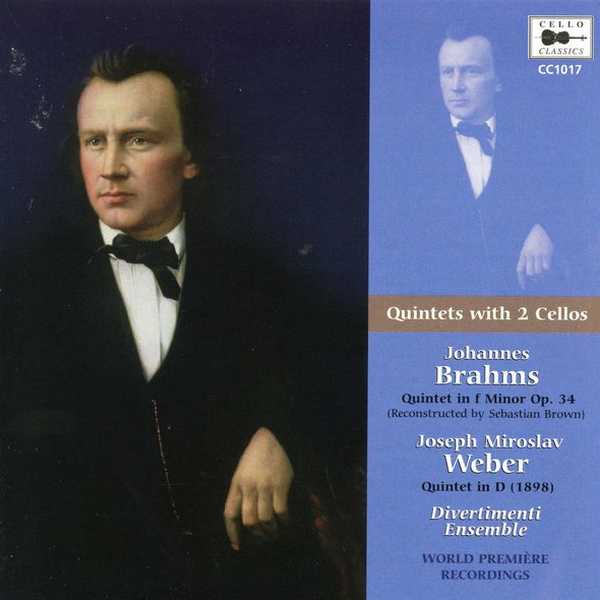Divertimenti Ensemble: Johannes Brahms, Joseph Miroslav Weber - Piano Quintets (FLAC)