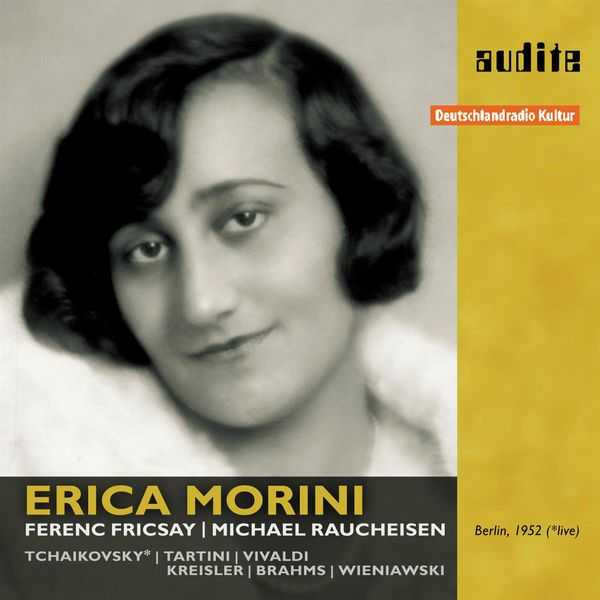 Erica Morini: Tchaikovsky, Tartini, Vivaldi, Kreisler, Brahms, Wieniawski (FLAC)