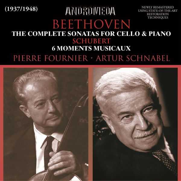 Pierre Fournier, Artur Schnabel: Beethoven - The Complete Sonatas; Schubert - 6 Moments Musicaux (FLAC)