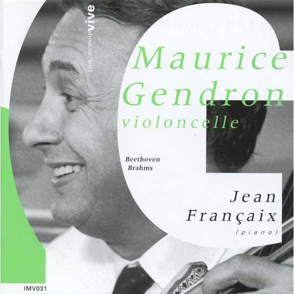 Maurice Gendron, Jean Françaix: Beethoven, Brahms (FLAC)