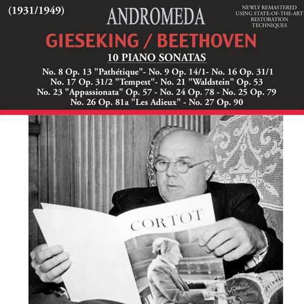 Walter Gieseking: Beethoven - 10 Piano Sonatas (FLAC)